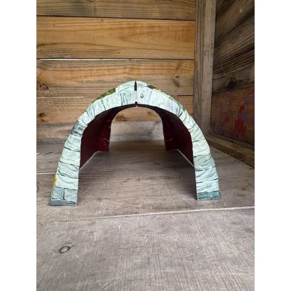 Vintage Marx Tin Litho Model Train Tunnel O Scale Folding‎ Railroad RR Tunnel
